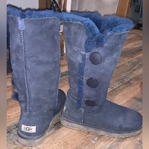 Tall Uggs with buttons